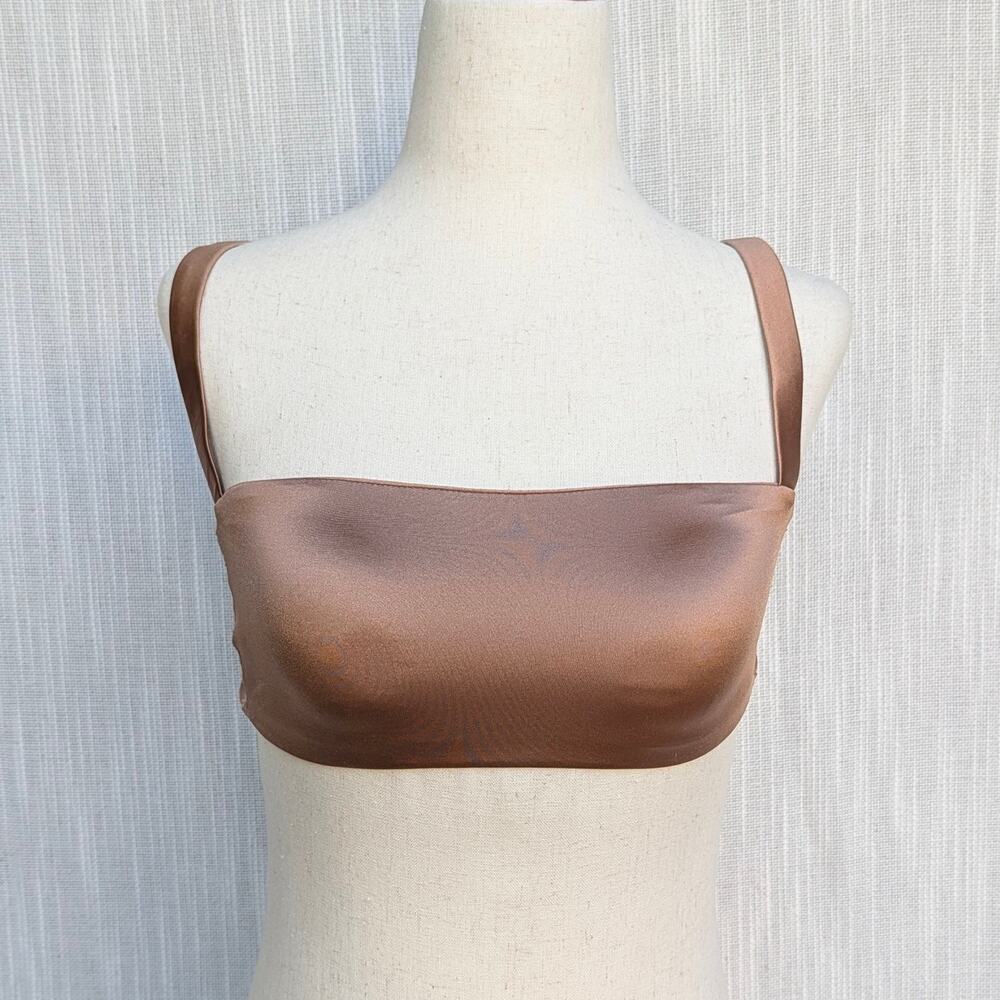 SKIMS Bandeau Bra Bralette with Adjustable Straps Womens XS